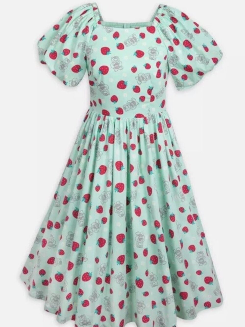Disney Dress Shop Toy Story 3 Lotso Bear Dress Strawberry Mint M Disney Parks